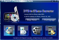 Bigasoft iPhone Software Suite screenshot